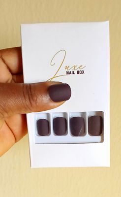 Dark Choco Short Matte Set 