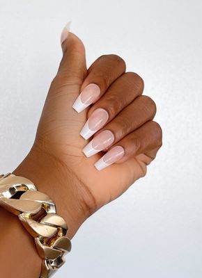 French Tip Medium Length 