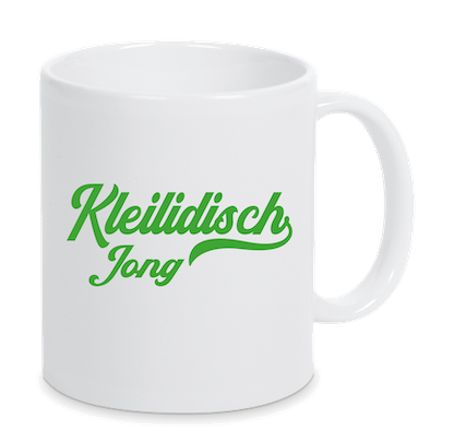 Tasse &quot;Kleilidisch&quot;