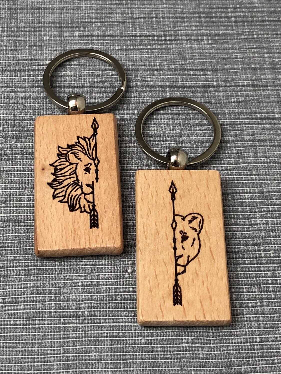 Schlüsselanhänger "Löwenpaar"