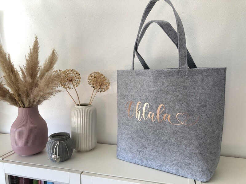 Filztasche &quot;Ohlala&quot;