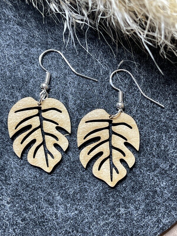 Ohrring &quot;Monstera&quot;