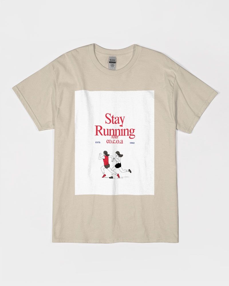“NEW” Men&#39;s (co.c.o.a merch) &quot;STAY RUNNIN&quot; after CO.C.O.A