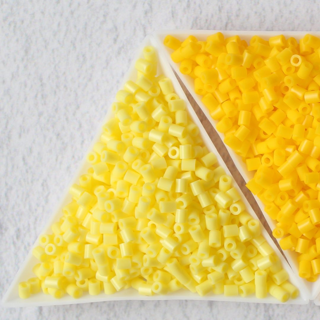 Mini Beads Amarillos, Color: A10, Cantidad: 1000