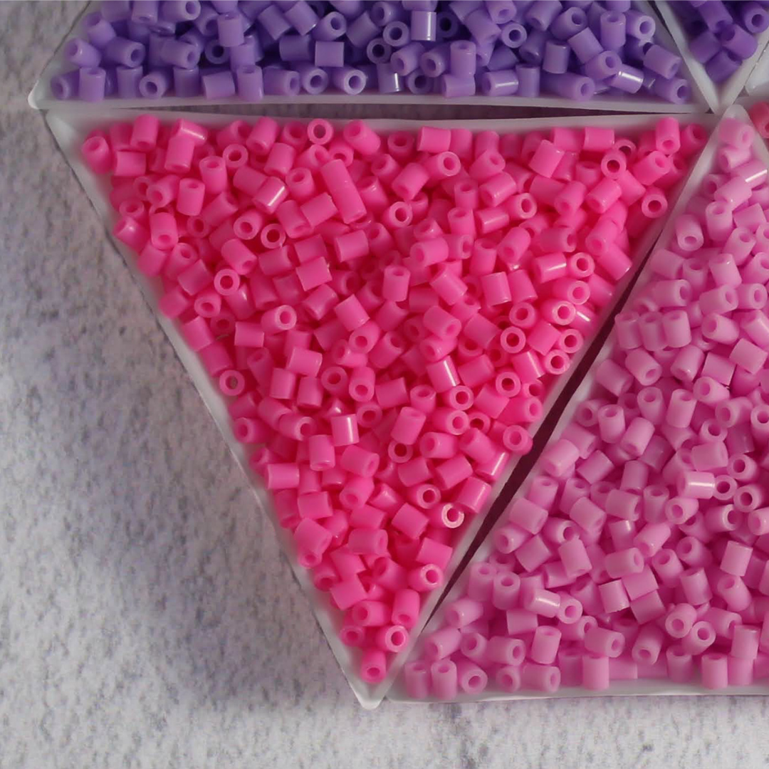 Mini Beads Rosados, Color: A08, Cantidad: 1000