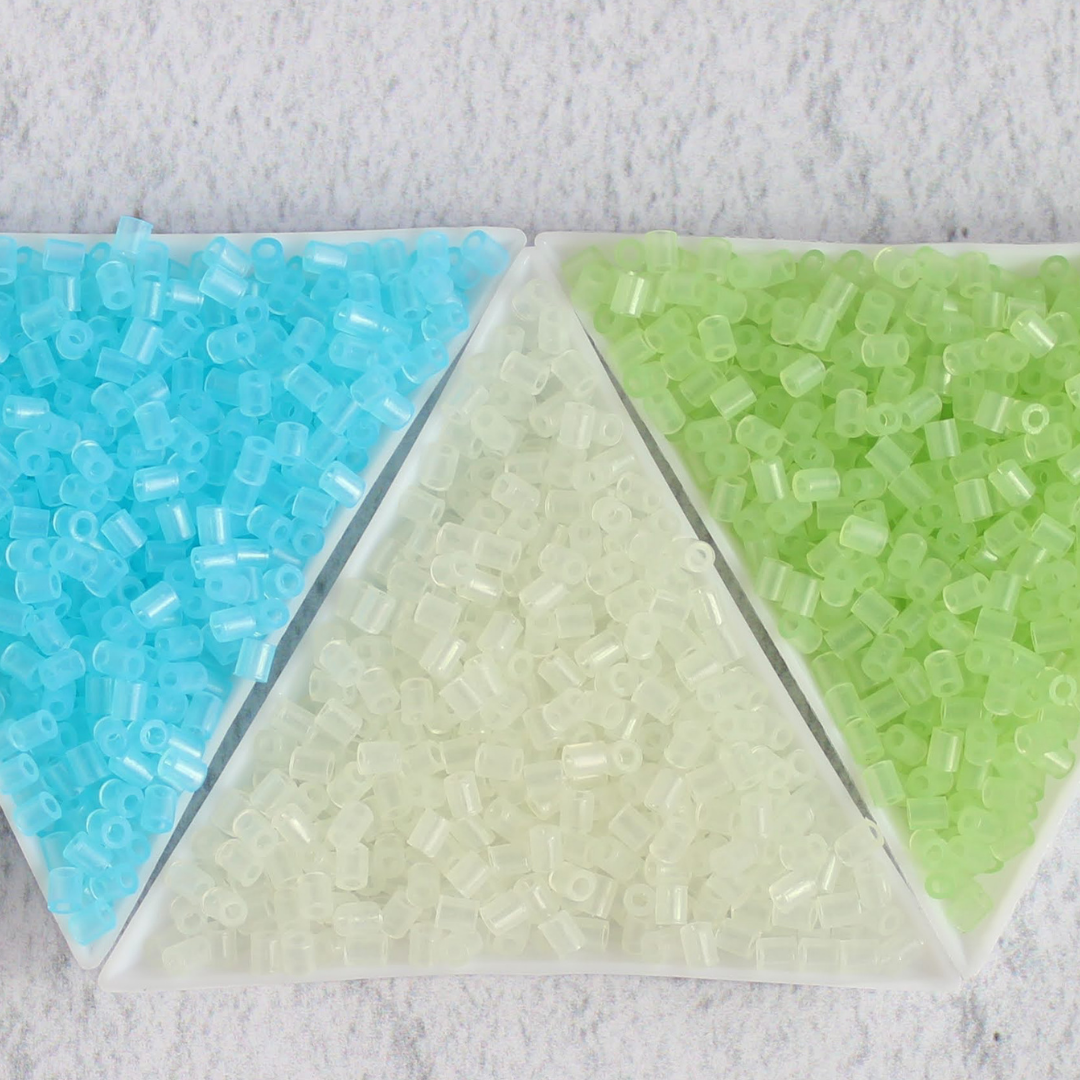 Mini Beads Brilla en la Oscuridad, Color: AG1, Cantidad: 1000