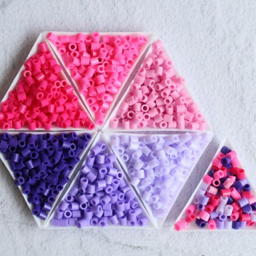 Midi Beads Rosados y Morados