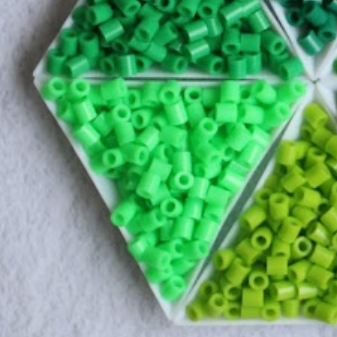Midi Beads Verdes, Color: S08, Cantidad: 1000