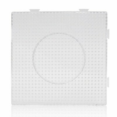 Placa Cuadrada Midi Beads Transparente 