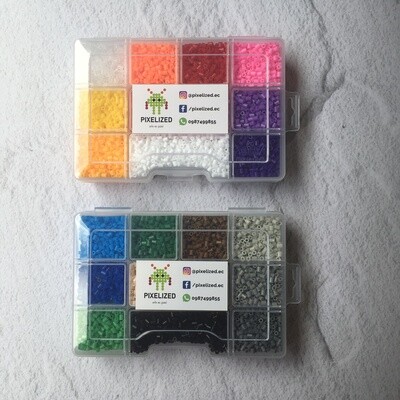 Set de Organizadores 22 Colores Mini Beads