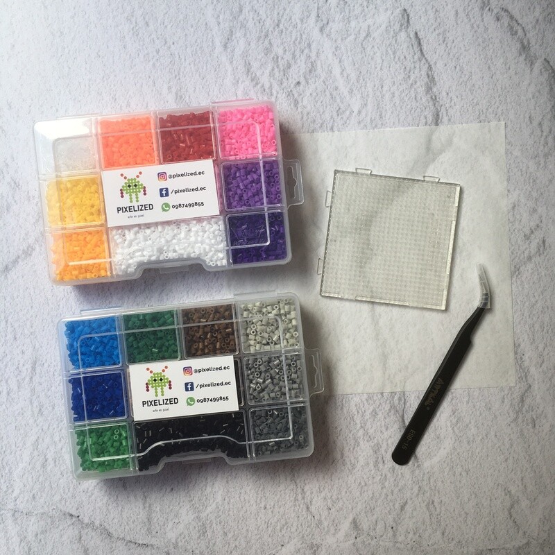 Kit 22 Colores Mini Beads