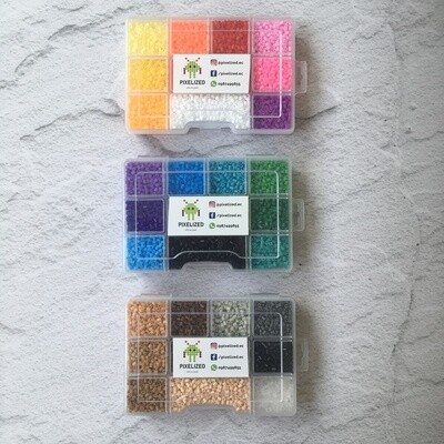Set de Organizadores 33 Colores Mini Beads