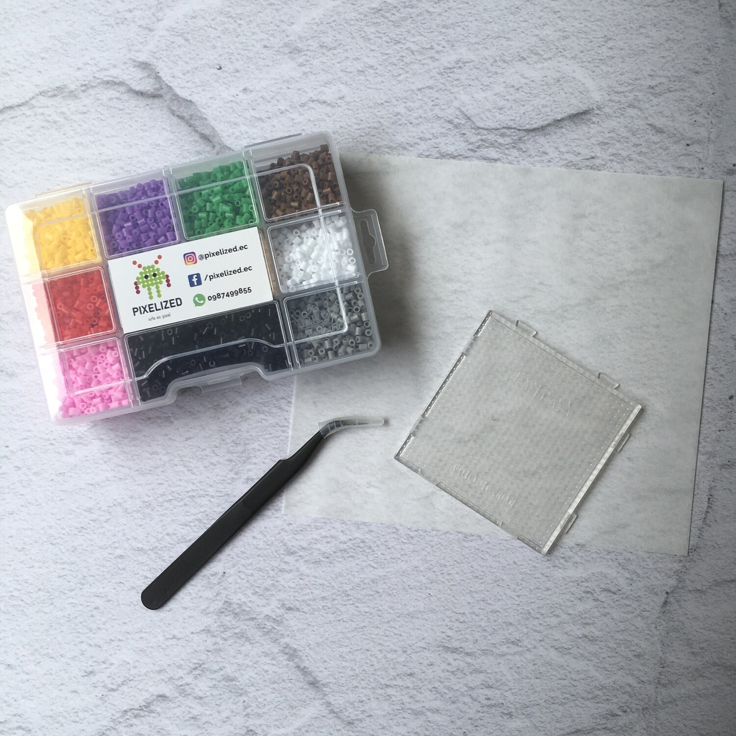 Kit 11 Colores Mini Beads