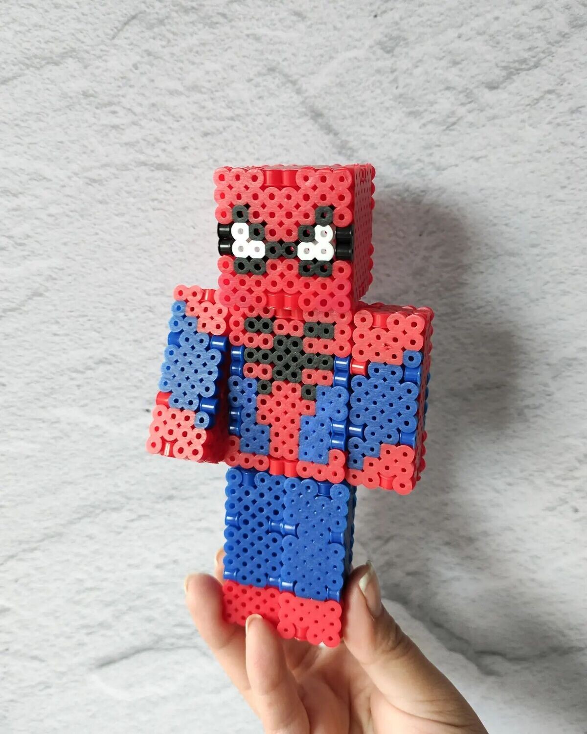 Plantilla Spiderman Minecraft