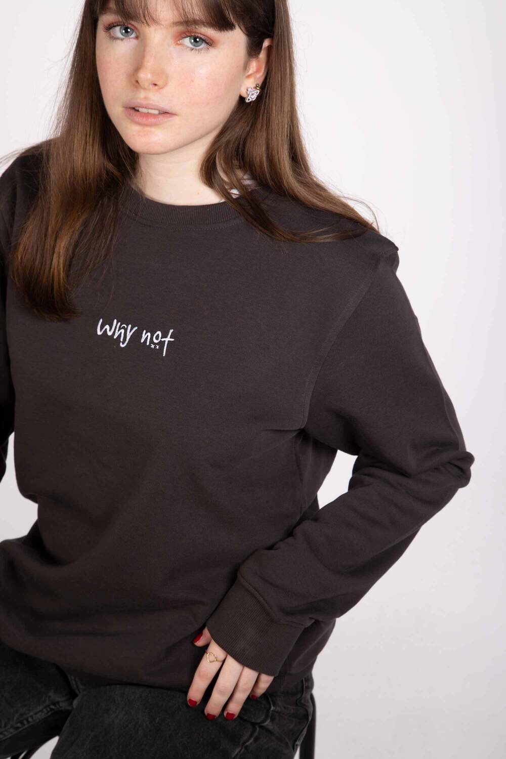 Crewneck Classique Why Not™ (blanc)