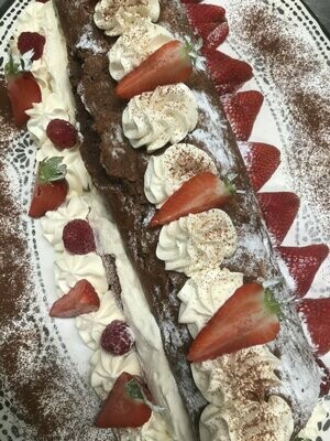 Chocolate & Baileys Roulade Family Size (serves 4-6)