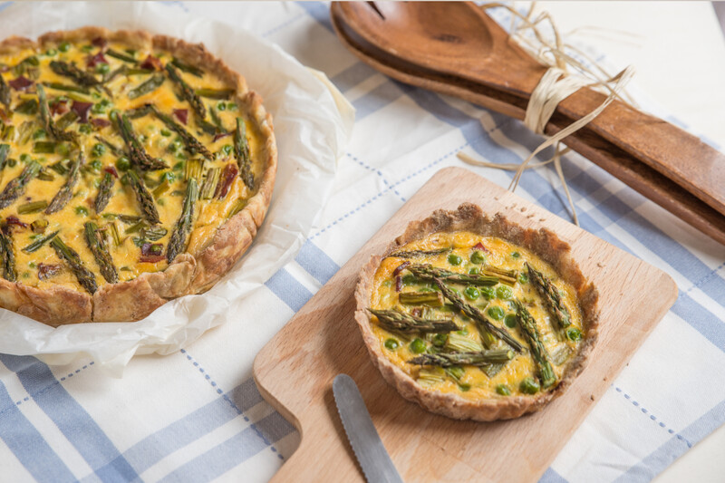 Individual Asparagus & Yorkshire Cheese Tart (4 Per Portion)