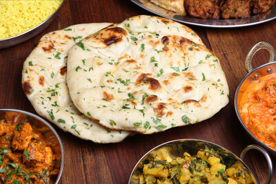 Naan Bread - Family size Serves 4