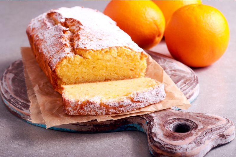 Elderflower Drizzle Loaf Cake