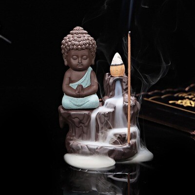 Incensiere a Cascata - Buddha in Meditazione