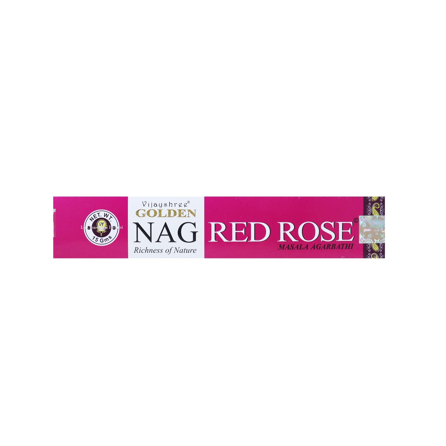 Vijayshree Masala Agarbathi - Golden Nag Rose Rosse
