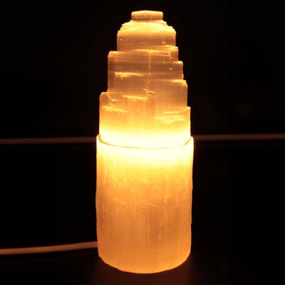 Mini Lampada di sale bianca USB multicolor