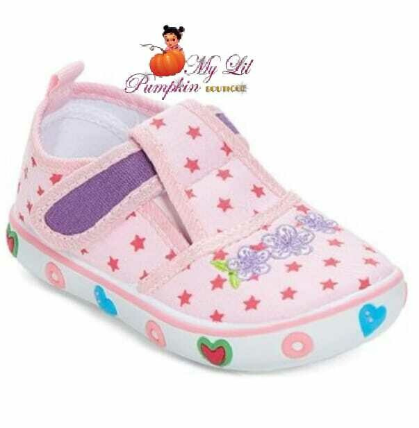 Pink stars &amp; heart sneakers
