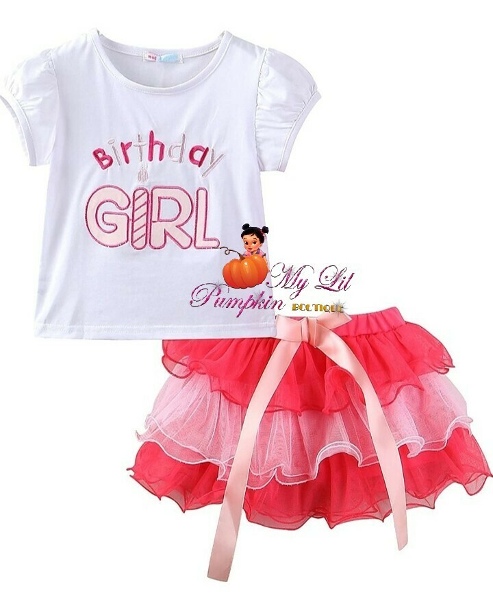 Birthday Girl outfit (pink)