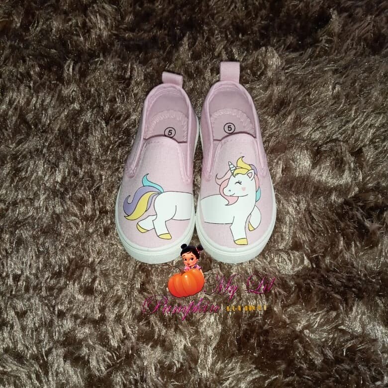 Pink Unicorn Slip-On Sneaker
