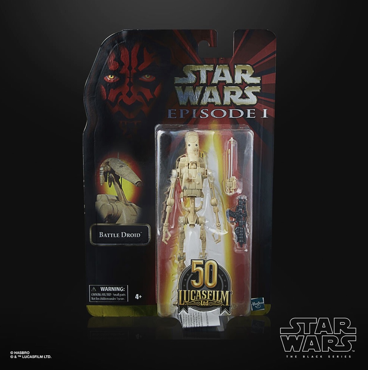 Star Wars The 6 Star Wars The 6"Black Series 50th Lucasfilm Episode I - Battle Droid