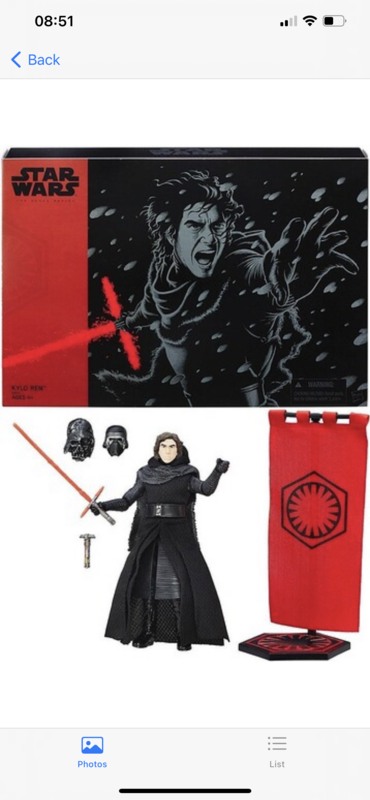 Star Wars The 6” Black Series SDCC Exclusive Kylo Ren Unmasked