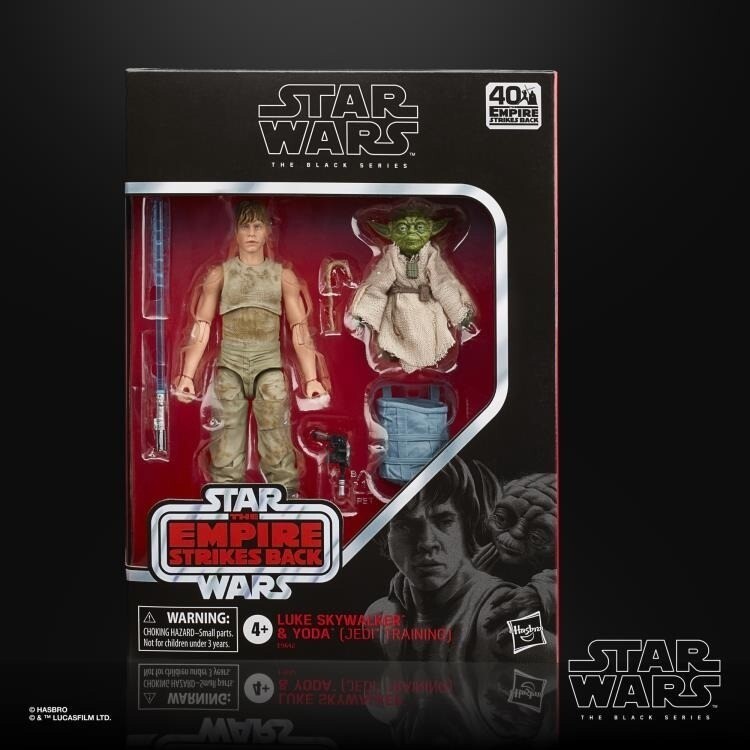 Star Wars The 6'Black Series D4 Luke Skywalker & Yoda