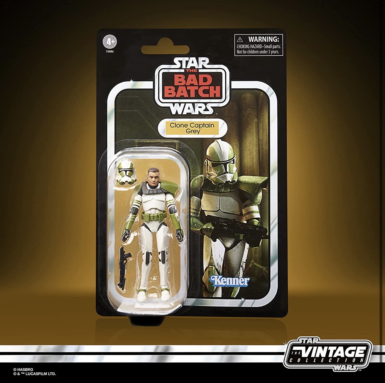Star Wars The 3’75” Vintage Collection VC209 Clone Captain Grey