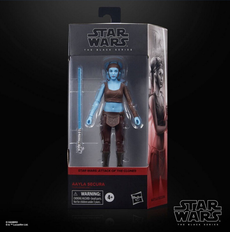 Star Wars The 6” Black Series #03 Aayla Secura (Attack of the Clones)