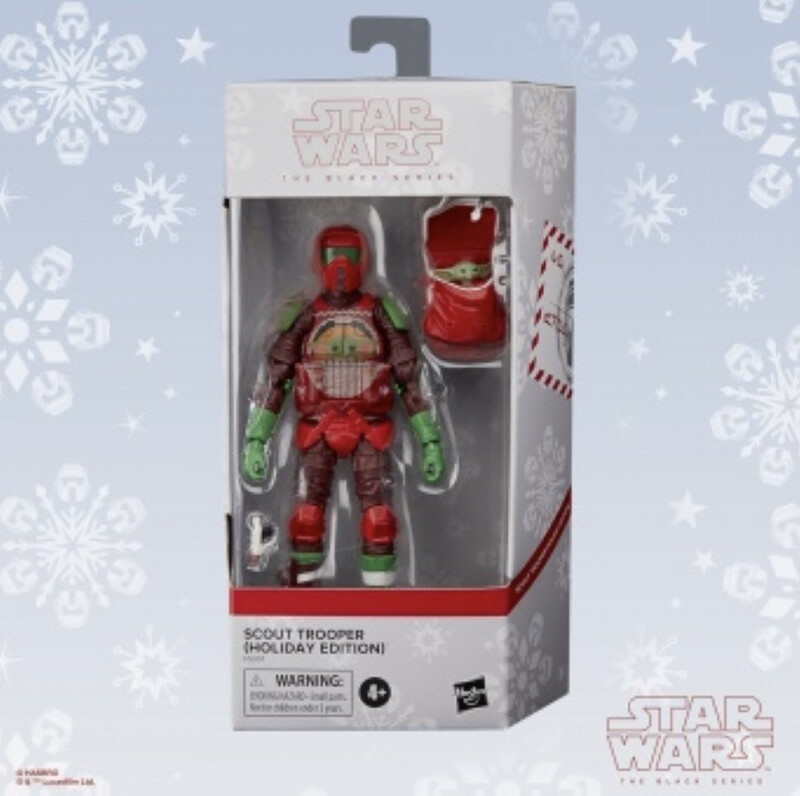 Star Wars The 6” Black Series Scout Trooper (Holiday Edition)