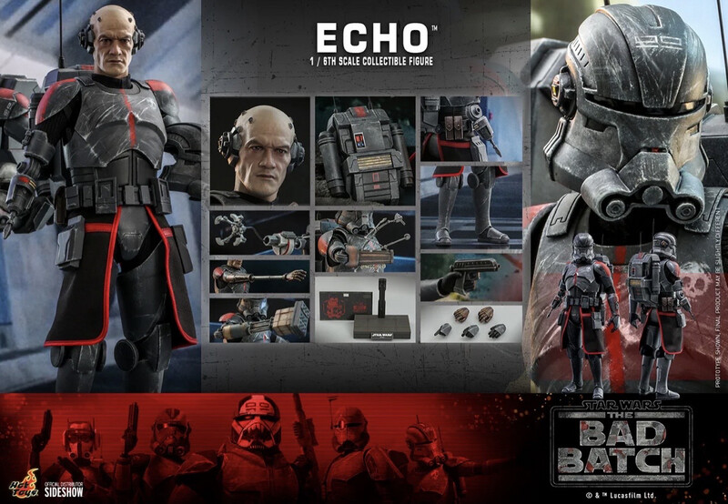 Star Wars Hot Toys - TMS042 The Bad Batch - Echo 29 Cm