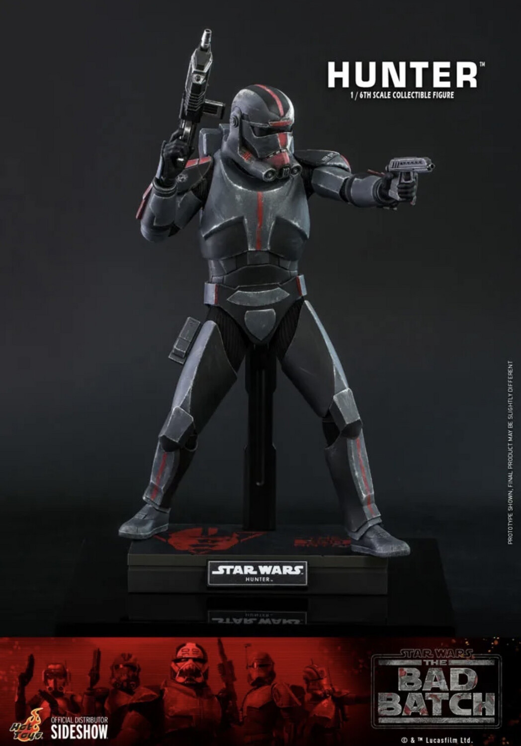 Star Wars Hot Toys - TMS050 The Bad Batch Hunter 30 Cm