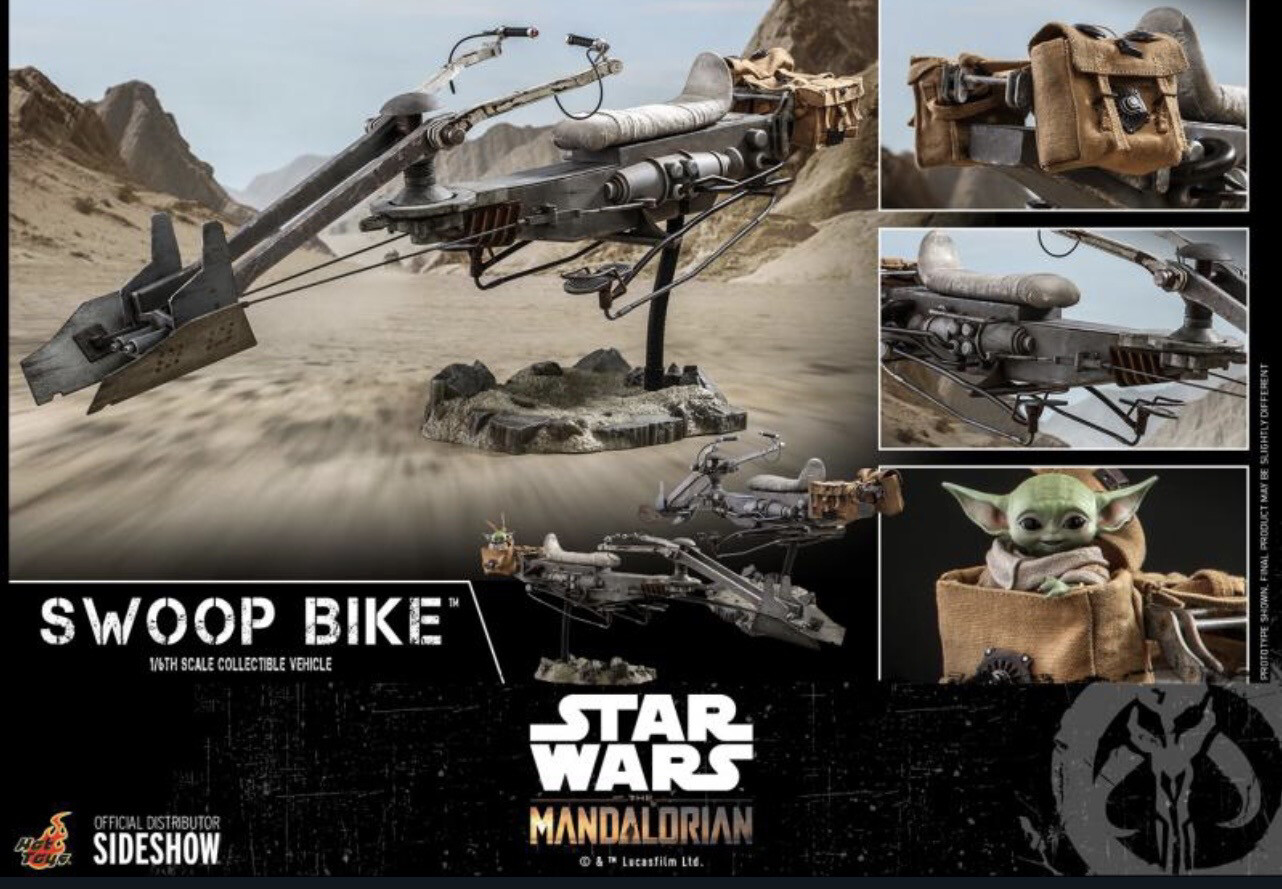 Star Wars Hot Toys - TMS053 Swoop Bike (The Mandalorian) 30 Cm