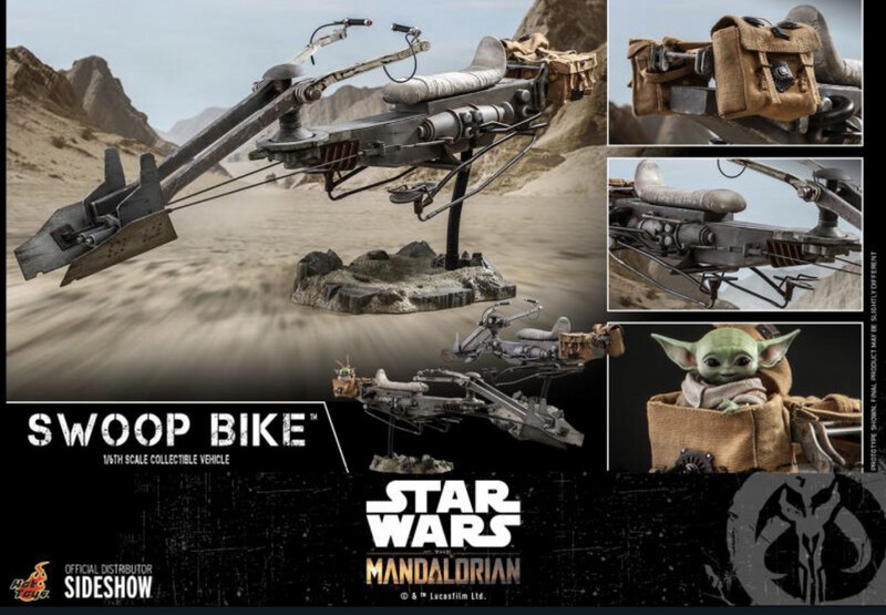 Star Wars Hot Toys - TMS053 Swoop Bike (The Mandalorian) 30 Cm