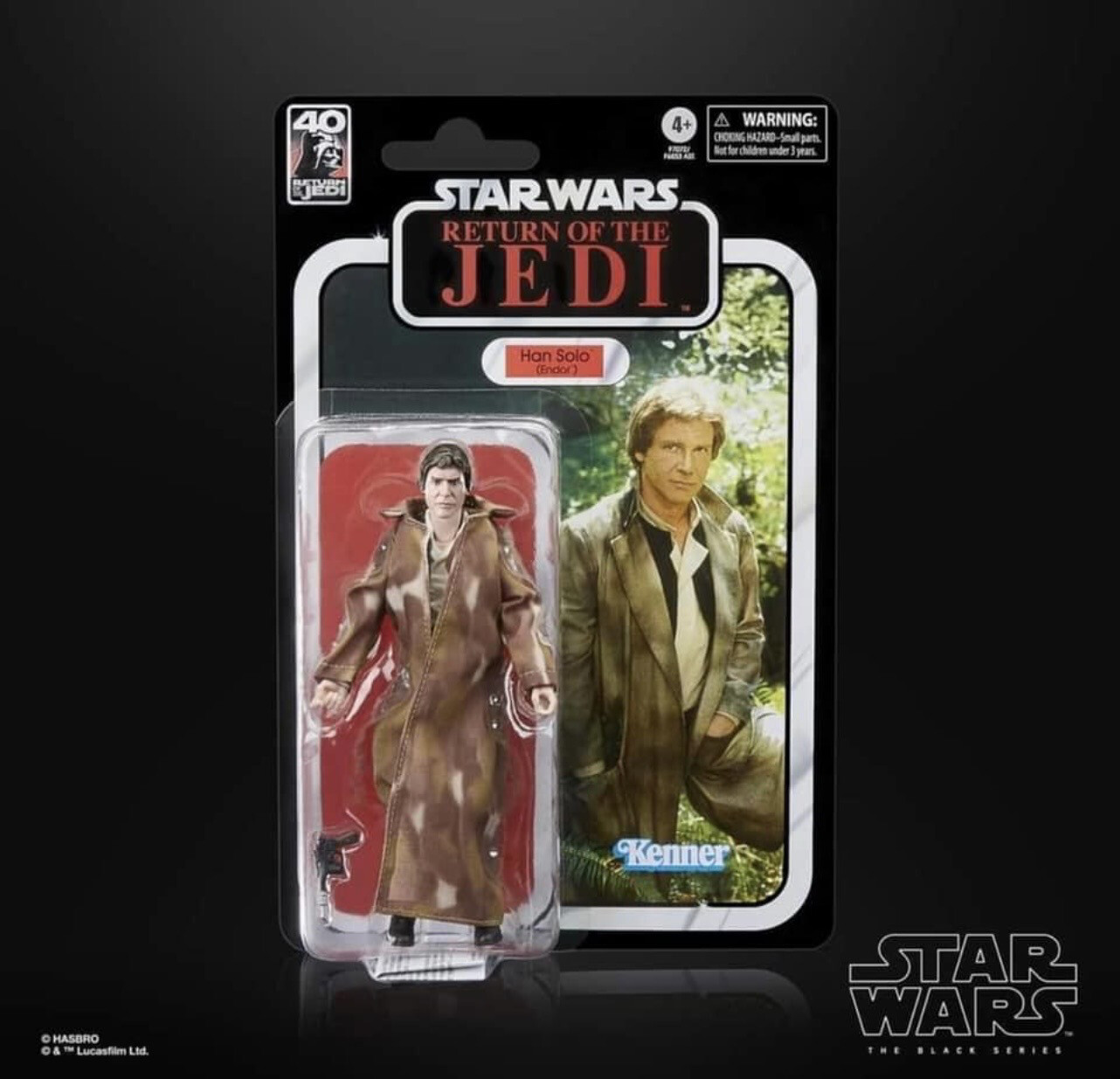 Star Wars The 6” Black Series 40th Anniversary ROTJ- Han Solo (Endor)