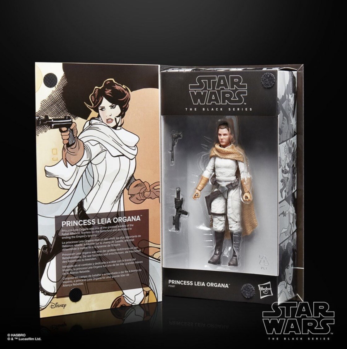 Star Wars The 6"Black Series Comic Line Princess Leia Organa