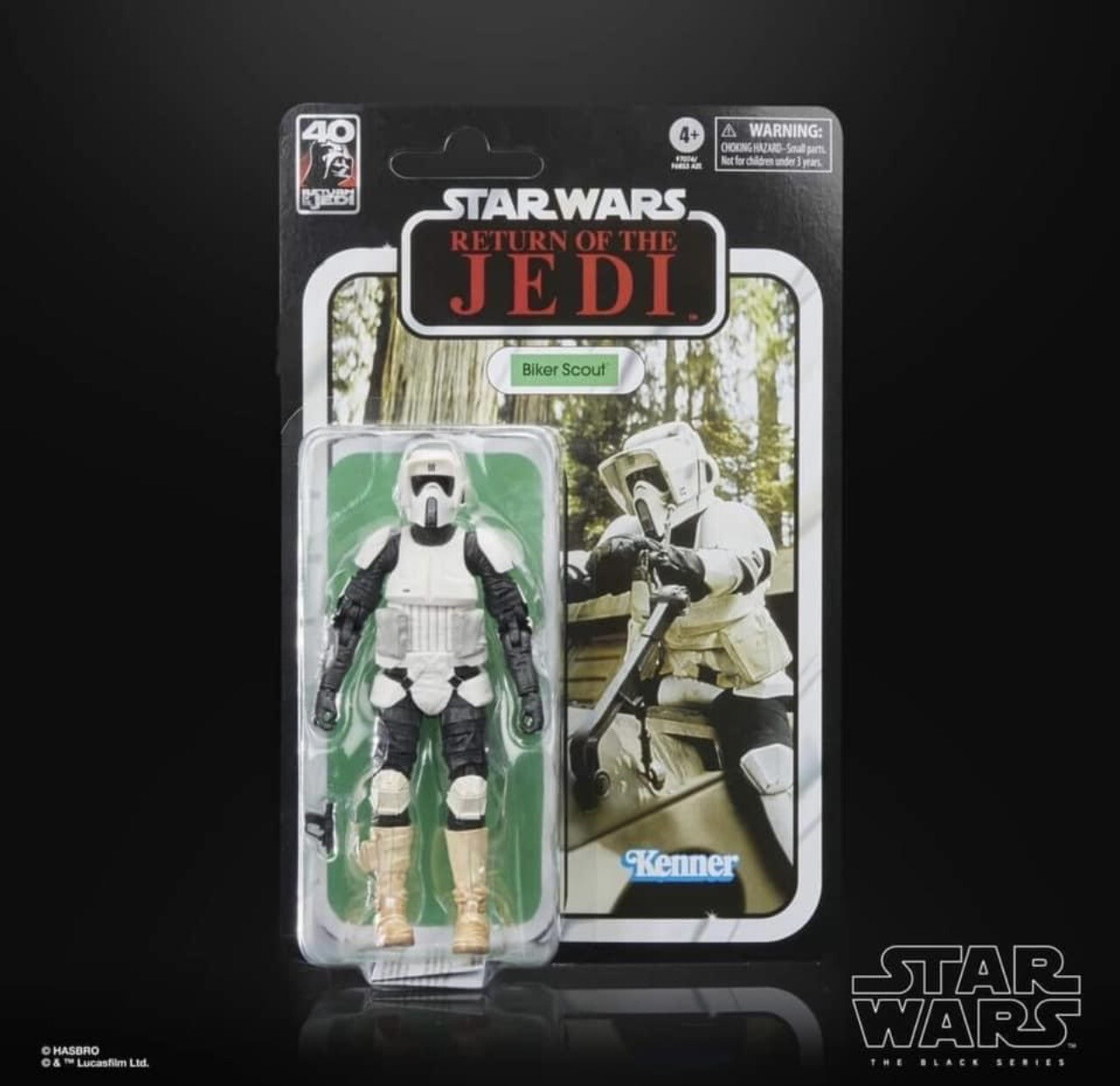 Star Wars The 6” Black Series 40th Anniversary ROTJ - Biker Scout