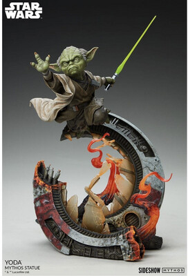 PRE ORDER AANBETALING - Star Wars Sideshow Collectibles- Yoda Mythos Statue - 43 Cm