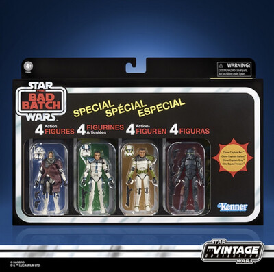 Star Wars The 3’75” Vintage Collection 4-pack The Bad Batch