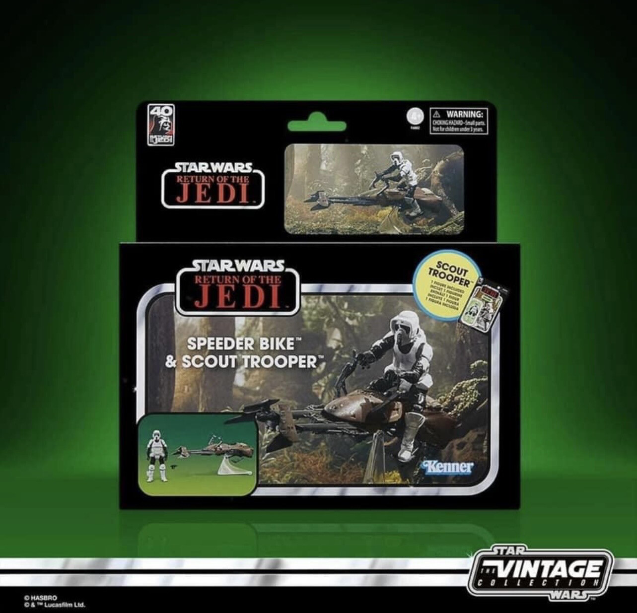 Star Wars The Vintage Collection - Speeder Bike And Scout Trooper (Return Of The Jedi)