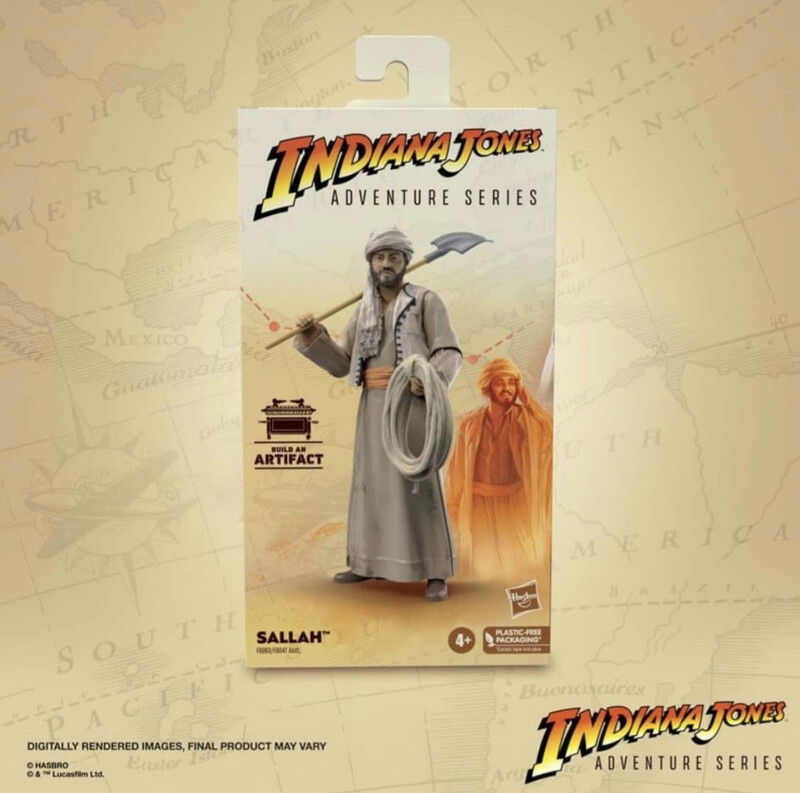 Indiana Jones Adventure Series - Sallah (Raiders of the Lost Ark) Wave I BAA ARK OF THE COVENANT