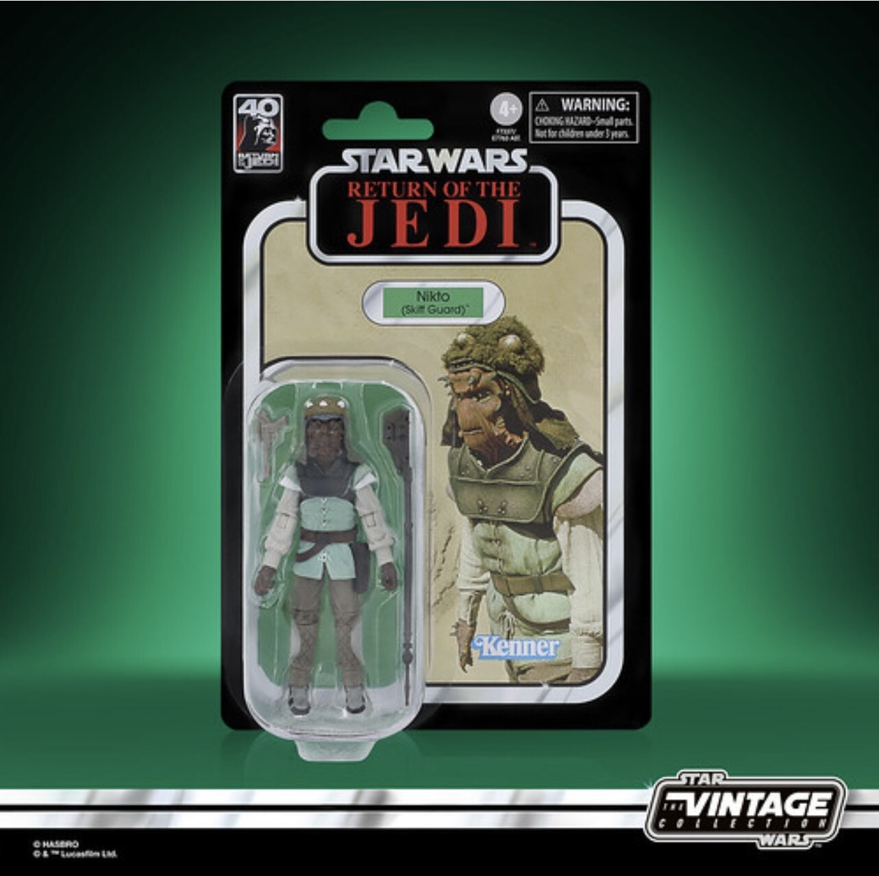 Star Wars The 3’75” Vintage Collection VC99 Nikto Skiff Guard (40th Anniversary ROTJ)