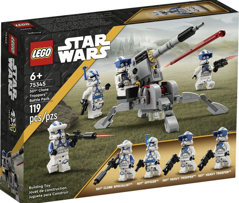 Star Wars Lego 75345 501st Clone Trooper Battle Pack