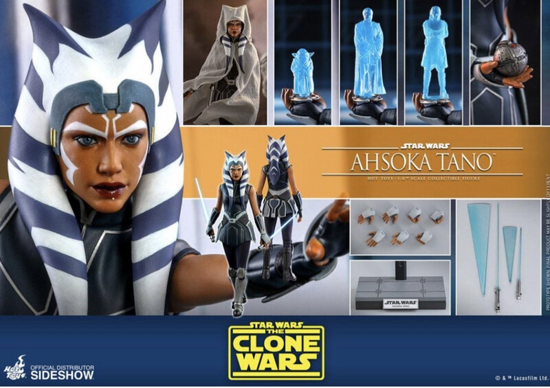 Star Wars Hot Toys - Ahsoka Tano (The Clone Wars) 29 cm