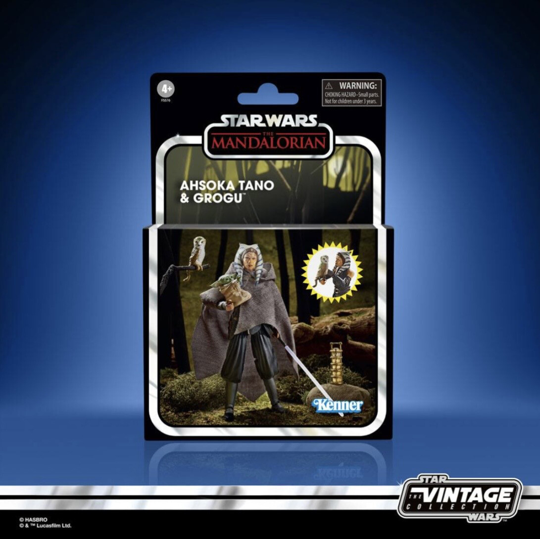 Star Wars The 3’75” Vintage Collection Deluxe Ahsoka Tano with Grogu